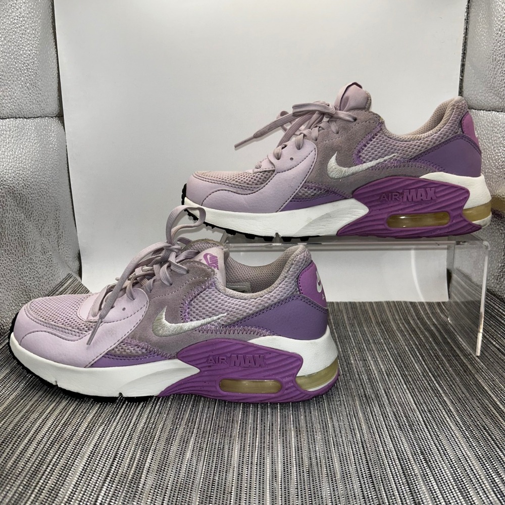 Nike Air Max Excee Womens Size 6 Violet Purple Silver Sneakers CD5432-500